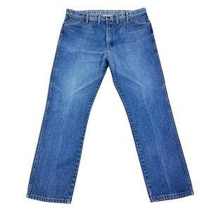 Wrangler 13MWZ Cowboy Cut Original Fit‎ Jeans Mens 43x31* Blue Straight Leg EUC